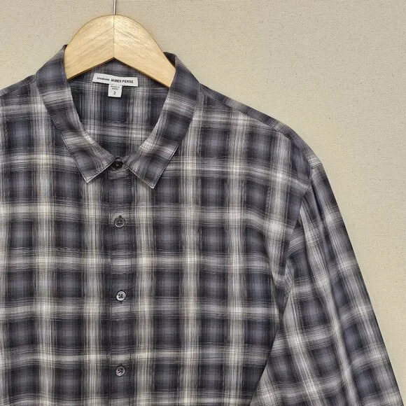 James Perse Standard Button Down M 2 - Picture 1 of 6